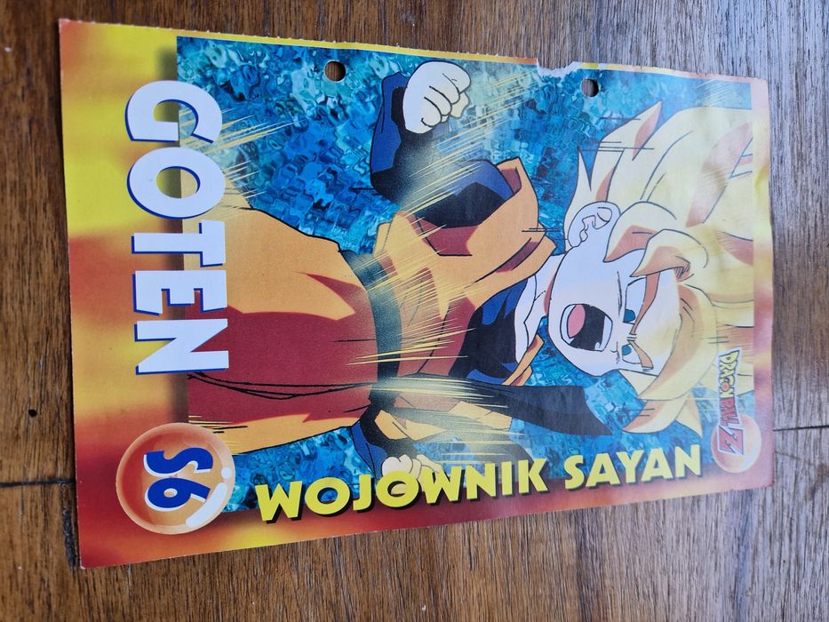 Goten, Karta do segregatora dragon Ball Z  de agostini