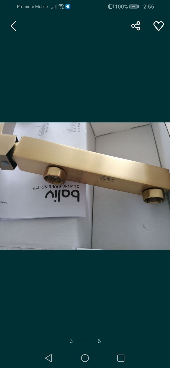 Bateria prysznicowa Baliv