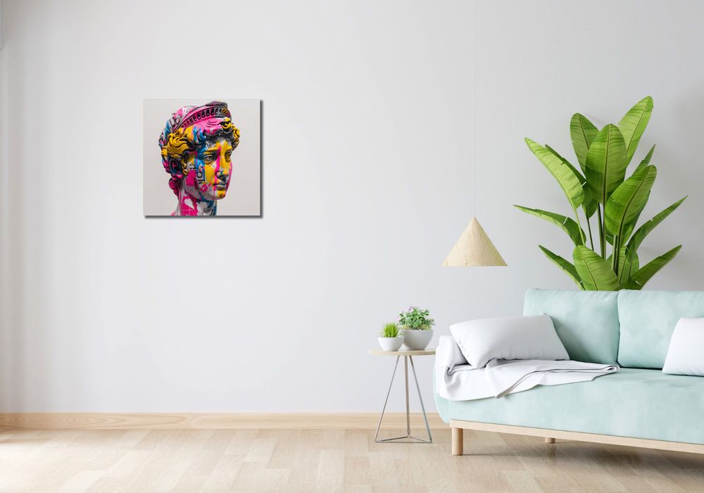Obraz 50x50cm Klasycznie lecz Barwnie