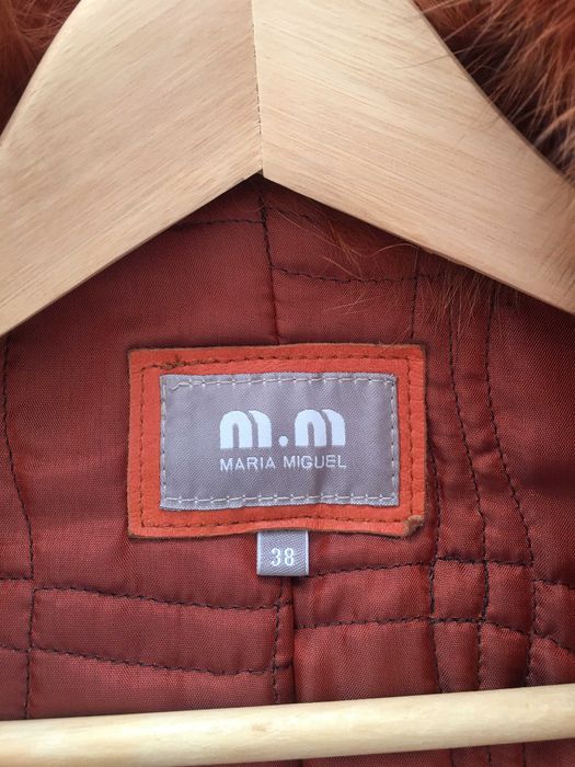Casaco biker Maria.Miguel pele genuína n.38