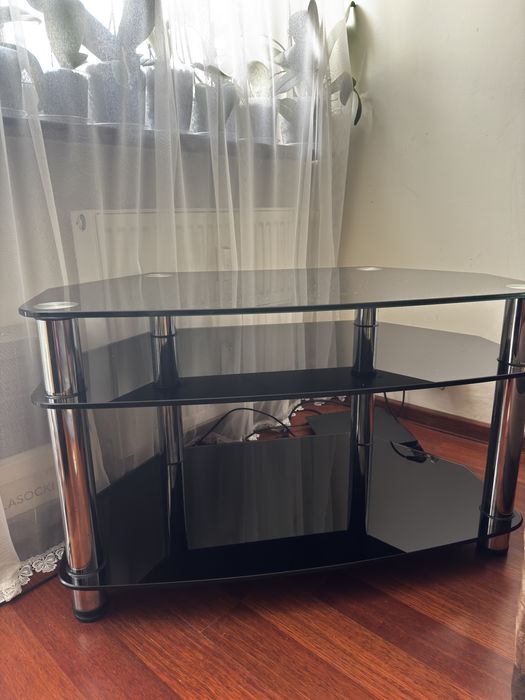Stolik pod TV stolik RTV skło hartowane