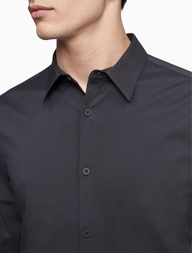 Новая, оригинальная рубашка Calvin Klein мужская, Размер S, Черная