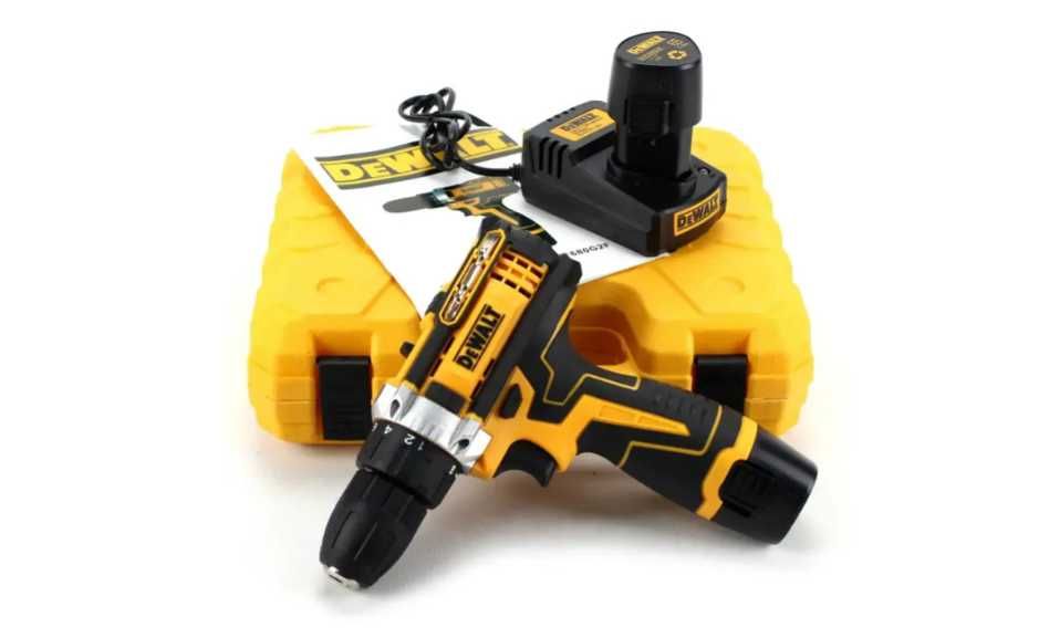 Шуруповерт аккумуляторный DeWALT 12V 1,4AH шурупокрут акумуляторний