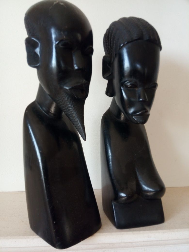 Arte Africana estatuetas Pau Preto