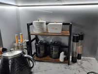 NOWY regał kuchenny do kuchni loft stojak na przyprawy organizer
