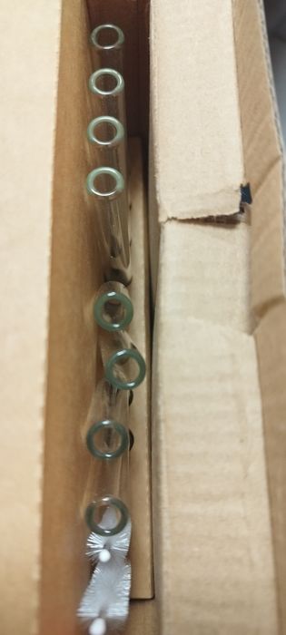 Słomki do napojów 31cm cztery proste, cztery wygięte, dwie szczotki