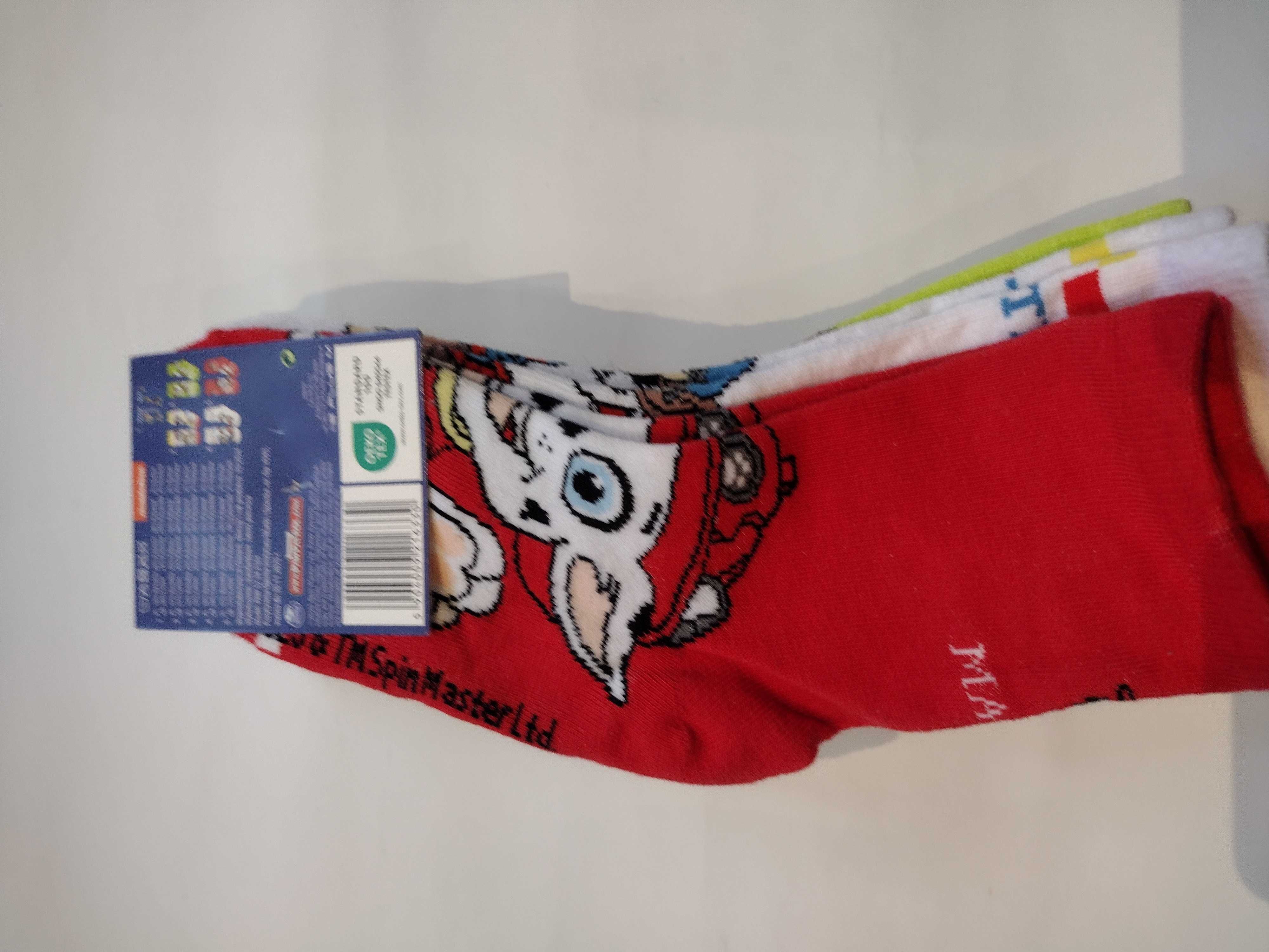 5 pack skarpetek 31-33 chase psi patrol Paw patrol dla chłopaka