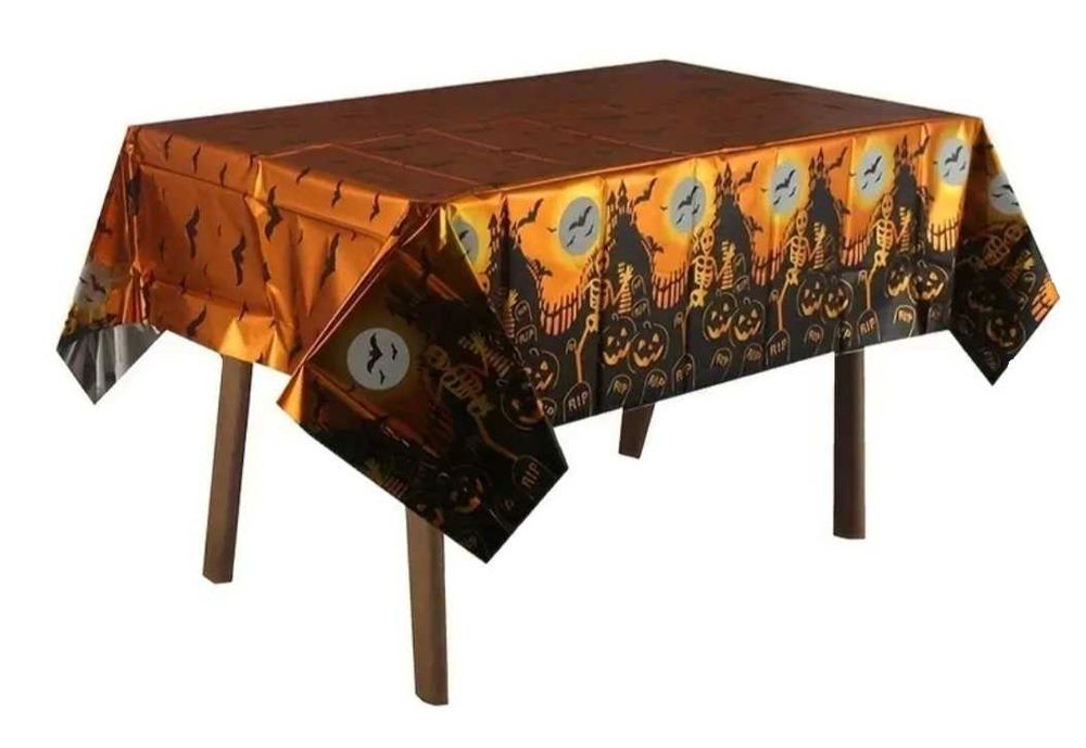 Mroczna Cerata Dekoracyjna Obrus Na Halloween 137cm x 183cm