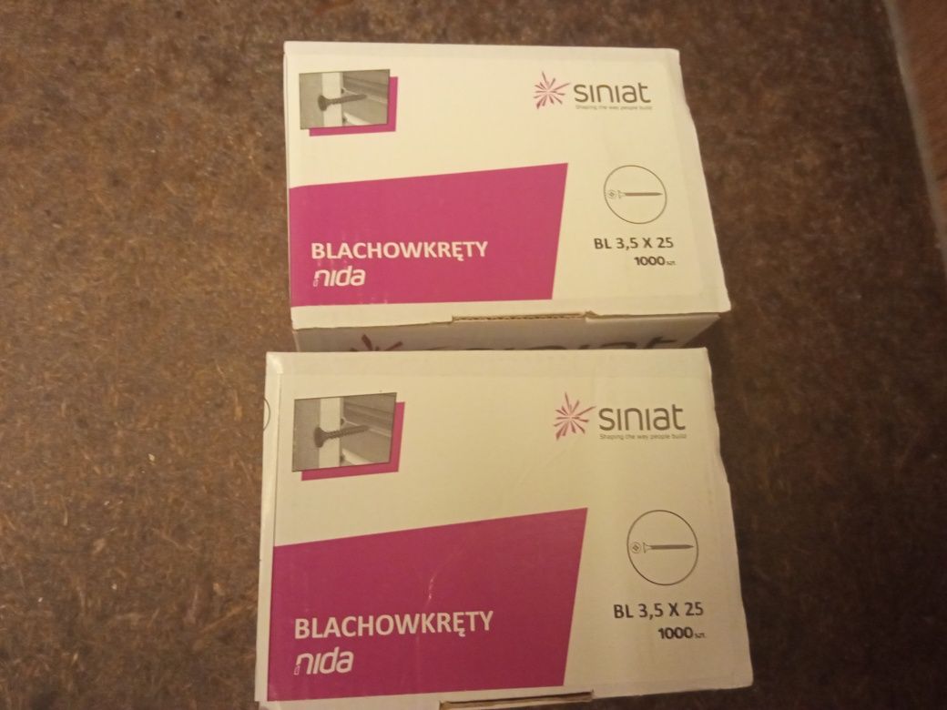 Blachowkręty 3,5x25 1000sztuk