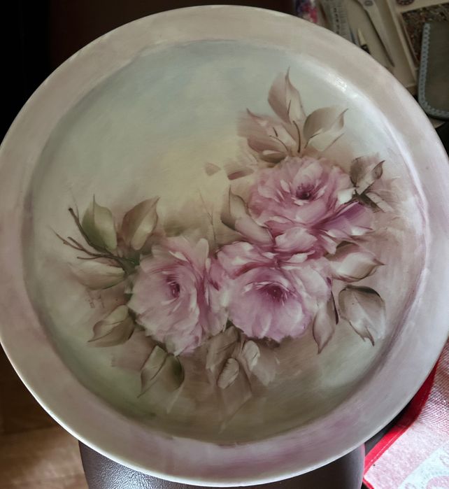 Prato pintado a mão