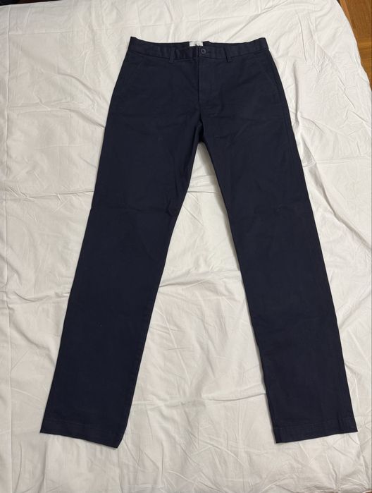 Брюки H&M темно сині (slim fit) eur31/32