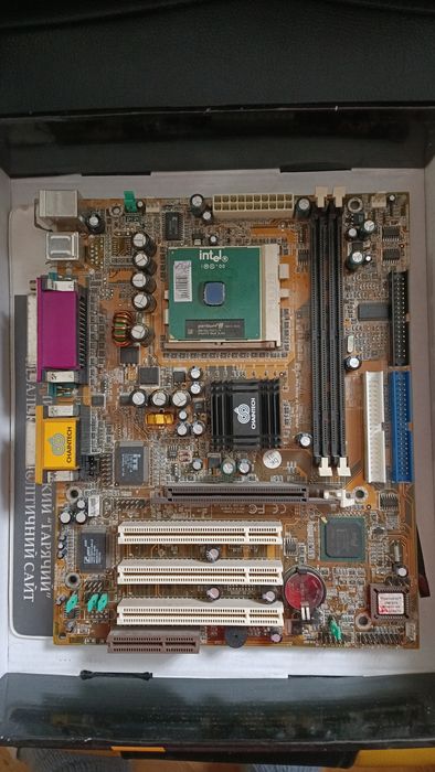 РАРИТЕТ Chaintech CT-6OIA3T (Socket 370) + Pentium III 800 Mhz