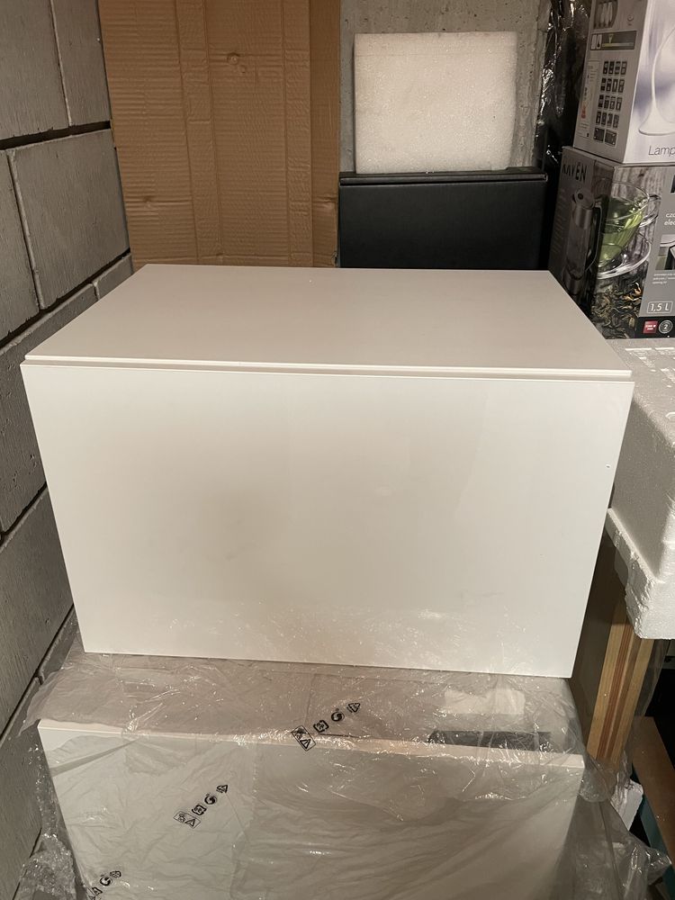 Szafka Besta Ikea bialy połysk