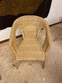 Cadeira Agen, rota/bambu