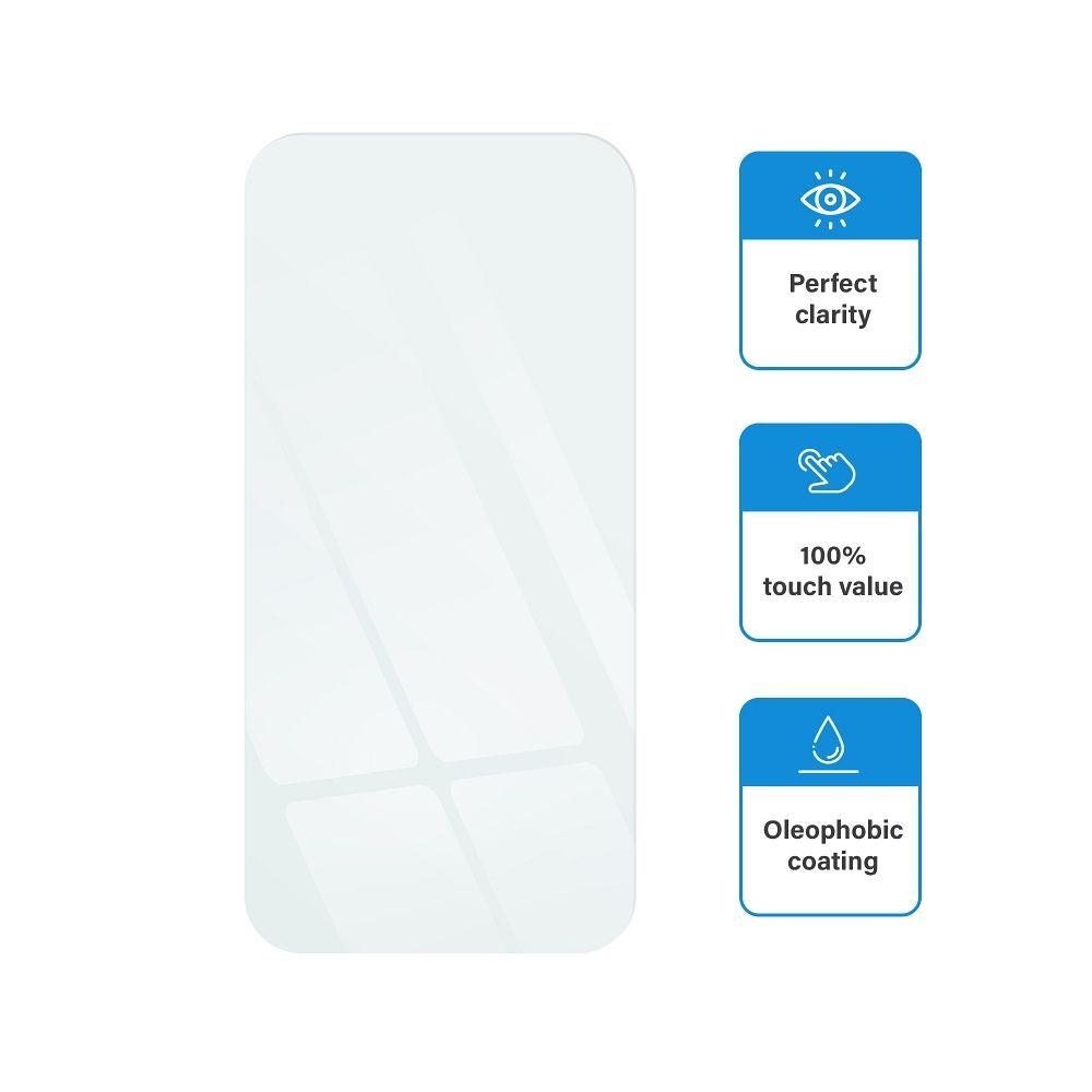Etui Oddychające Samsung A25 5G Niebieski + Szkło 9H