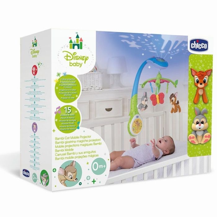 Chicco Мобиль-проектор "Bambi" на кроватку.Абсолютно новый!!!
