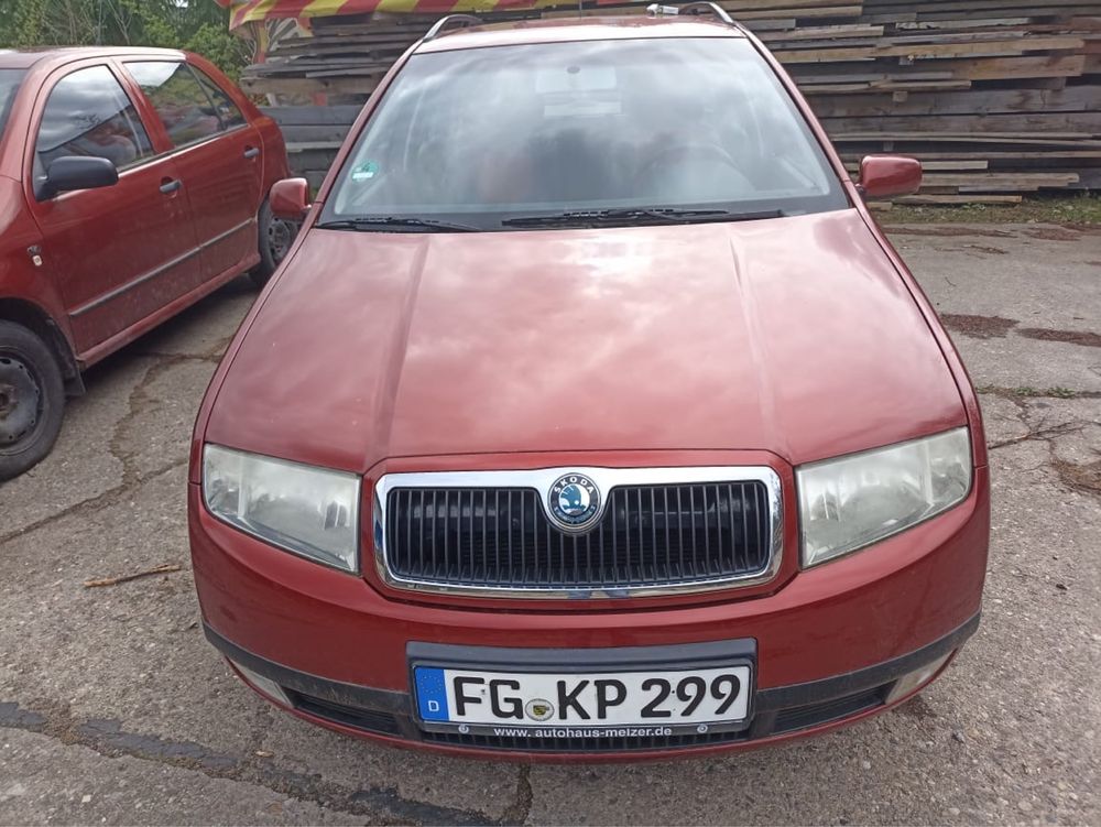 Skoda Fabia. 2002p. Червона. Німеччина