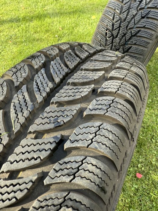Koła zimowe stalowe R14, nowe opony Dębica, Nokian, 7mm