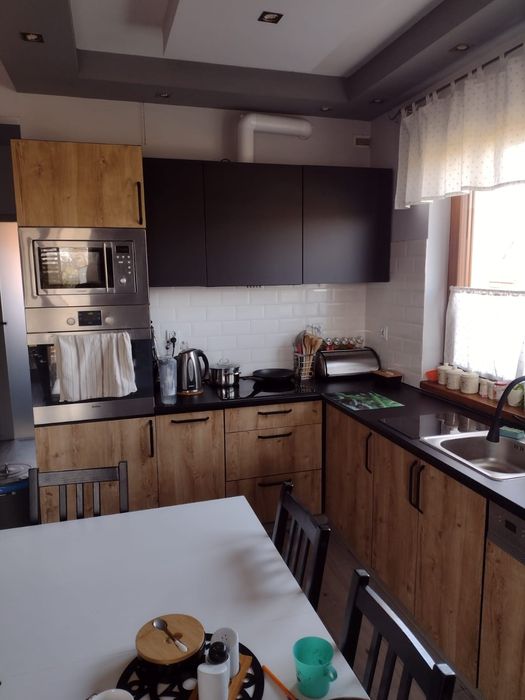 Meble Kuchenne, zestaw, używane, zlew, kran, dąb artisan