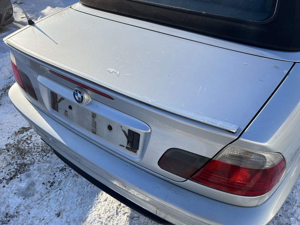 Klapa tyl tylna bmw e46 cabrio titansilber blenda kpl