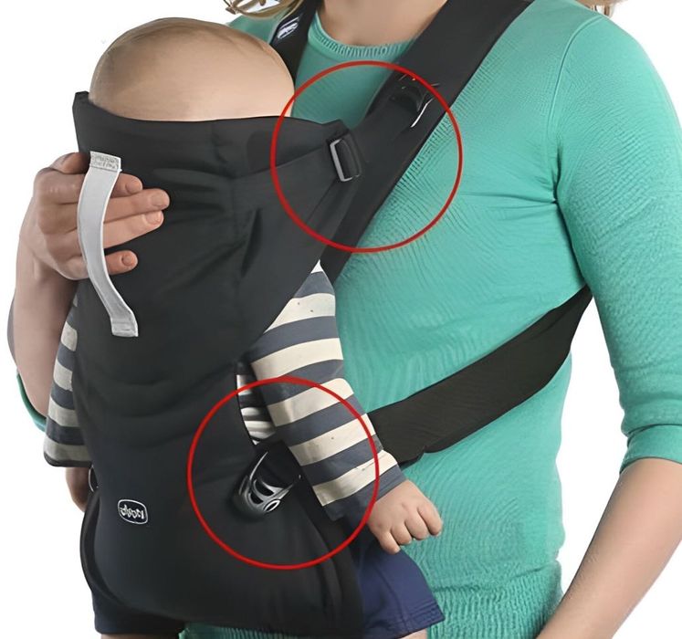 Nosidełko CHICCO Easy Fit Czarny do 9 kg