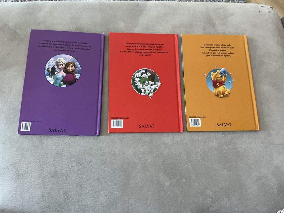 3 Livros Disney infatis