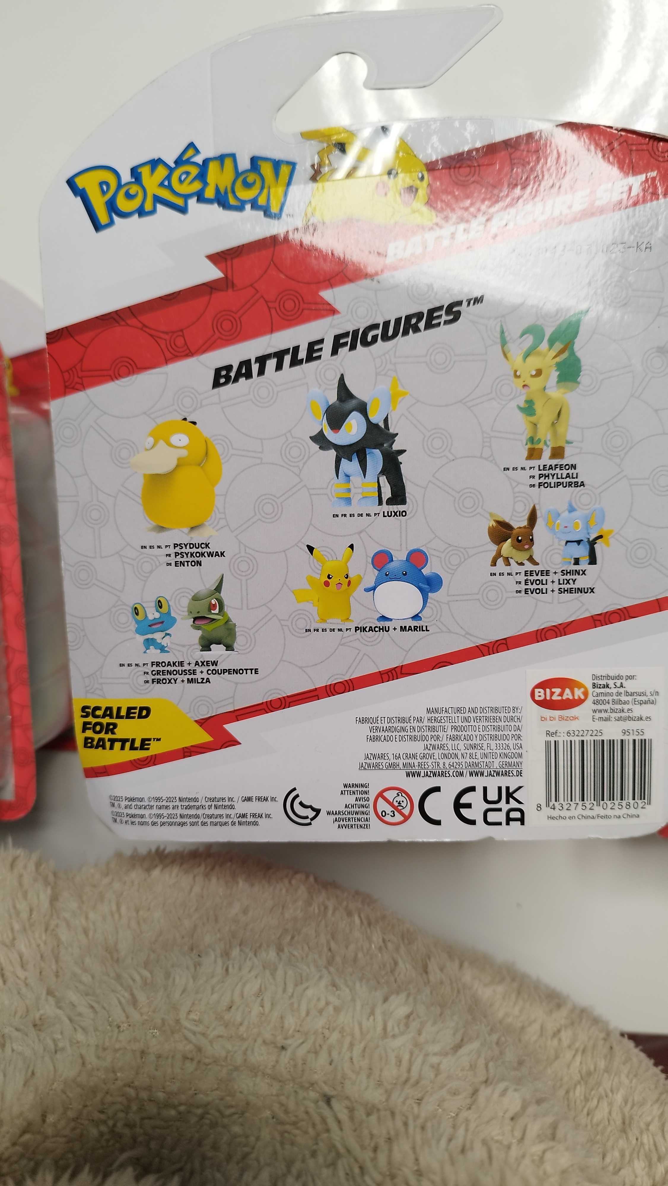 Pokémon Battle figure originais novo