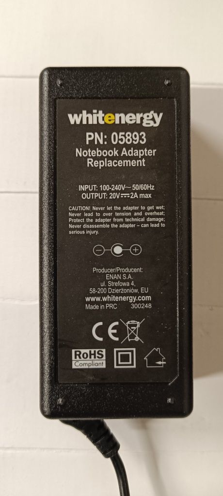Zasilacz do laptopów Lenowo Ideapad 20V/2A 40W