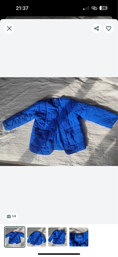 Куртка zara дівчинка