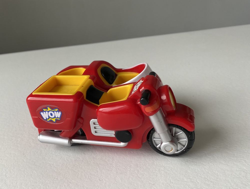 мотоцикл с коляской Макса  Wow Toys Motorbike Max Полицейская машина