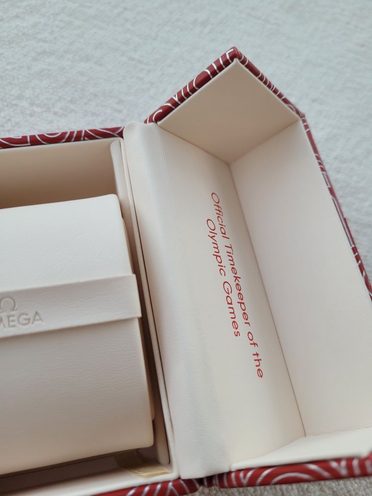 Dwa pudełka OMEGA do zegarków NOWE limitowane Paryż 2024