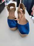 Espadryle z chabrowym przodem Unisa 39