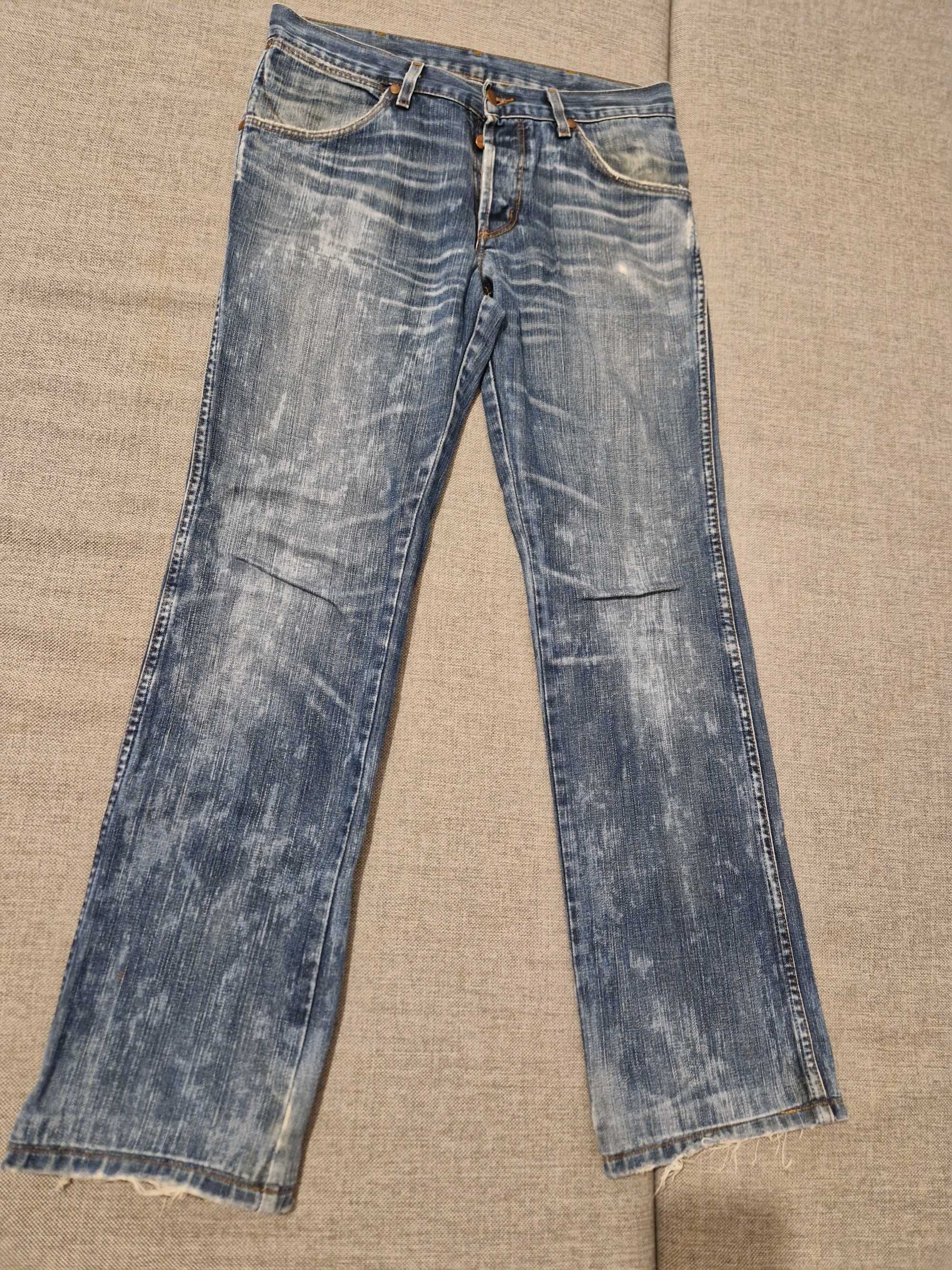 spodnie jeansowe męskie Wrangler Rockville, 32x34, stan bdb