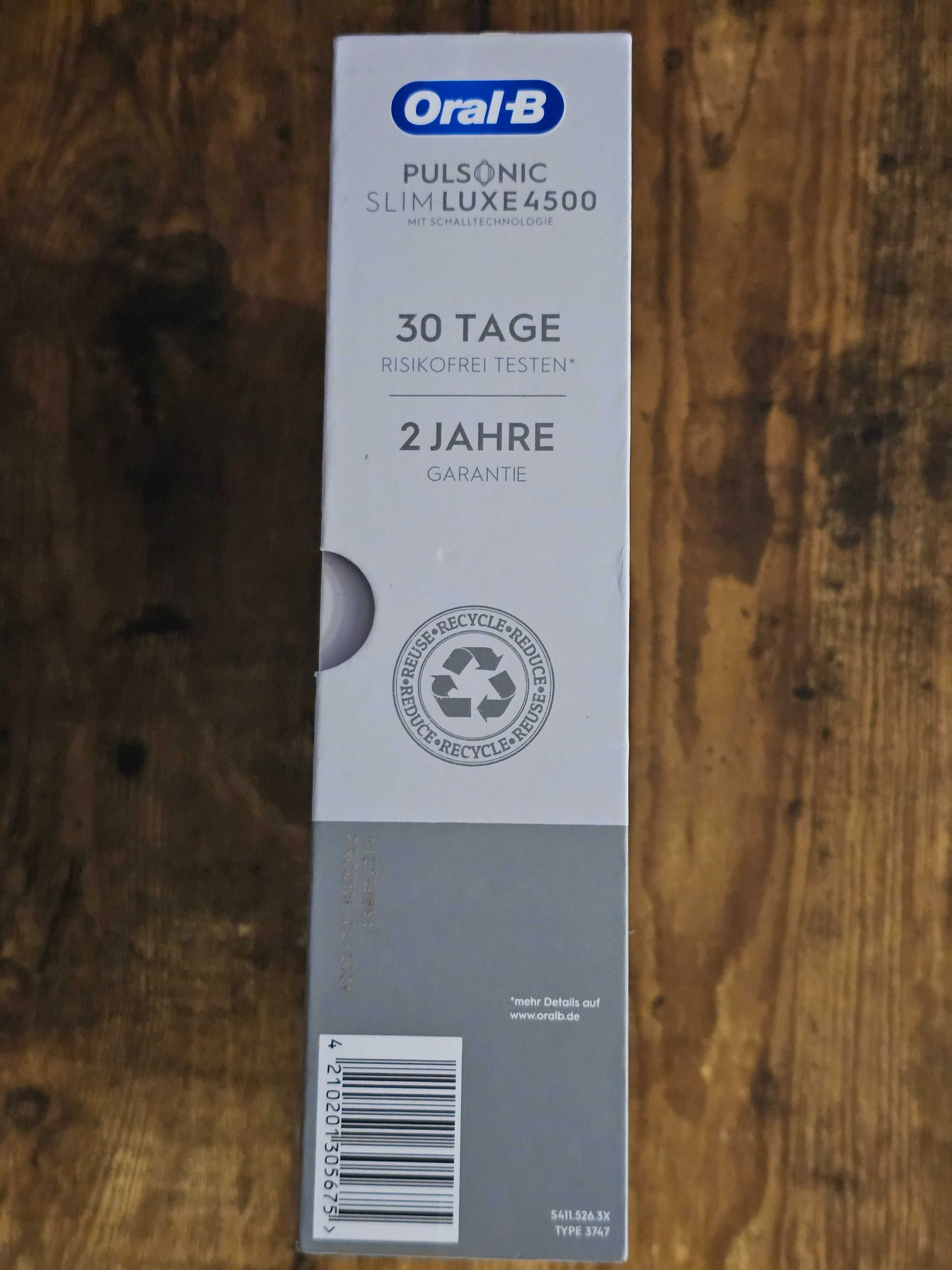 Szczoteczka elektryczna Oral-B Pulsonic SlimLux 4500 Platinum