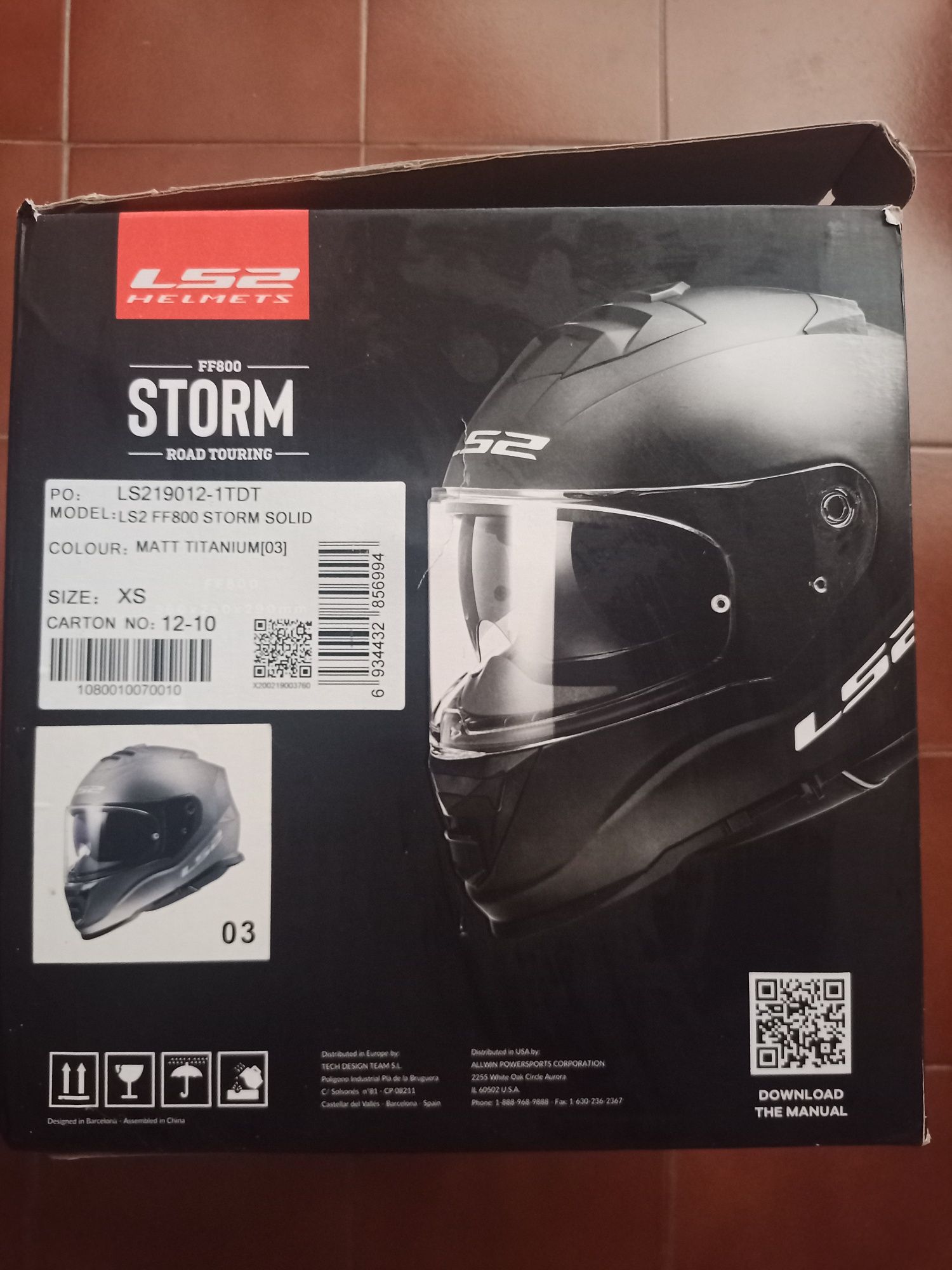 Capacete LS2 FF800 STROM XS