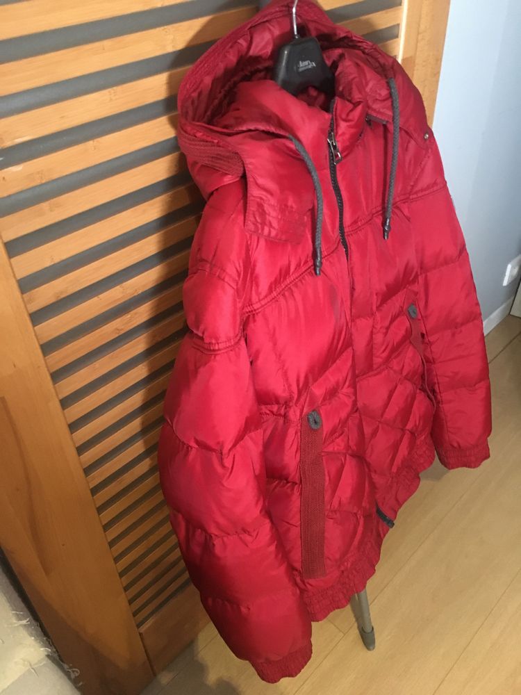 Kurtka puchowa z kapturem Boss Orange męska r. M/L.