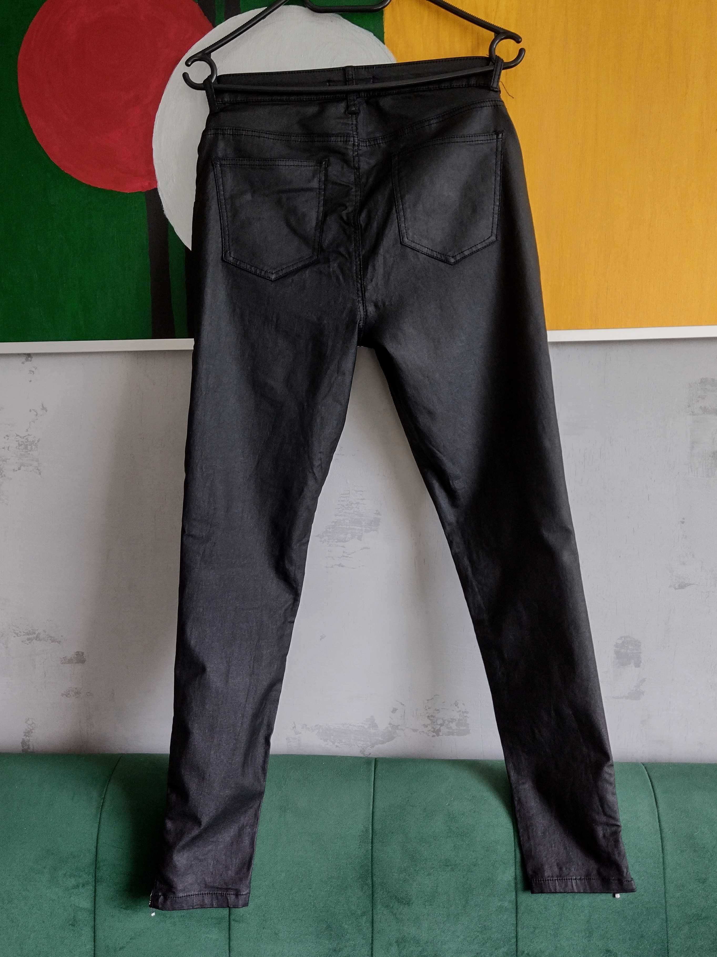 Medicine spodnie M 38 jak skórzane rock punk gotyckie industrial