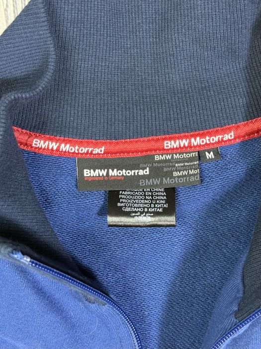 Bmw кофта оригинал синяя олимпийка м размер l motorrad racing zip