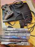 Playstation 3 500gb e 6 jogos e 2 comandos