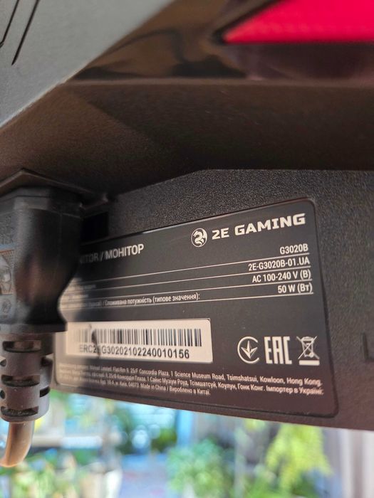 Продам монітор 2е gamimg g3020b