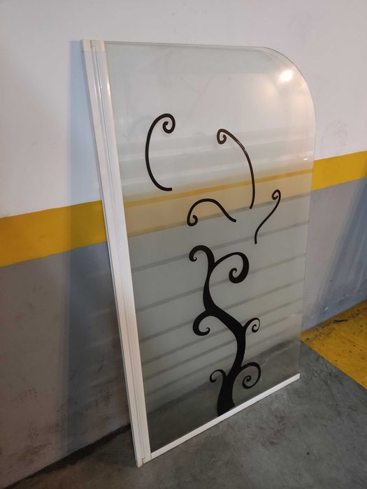 Painel de Duche em Vidro