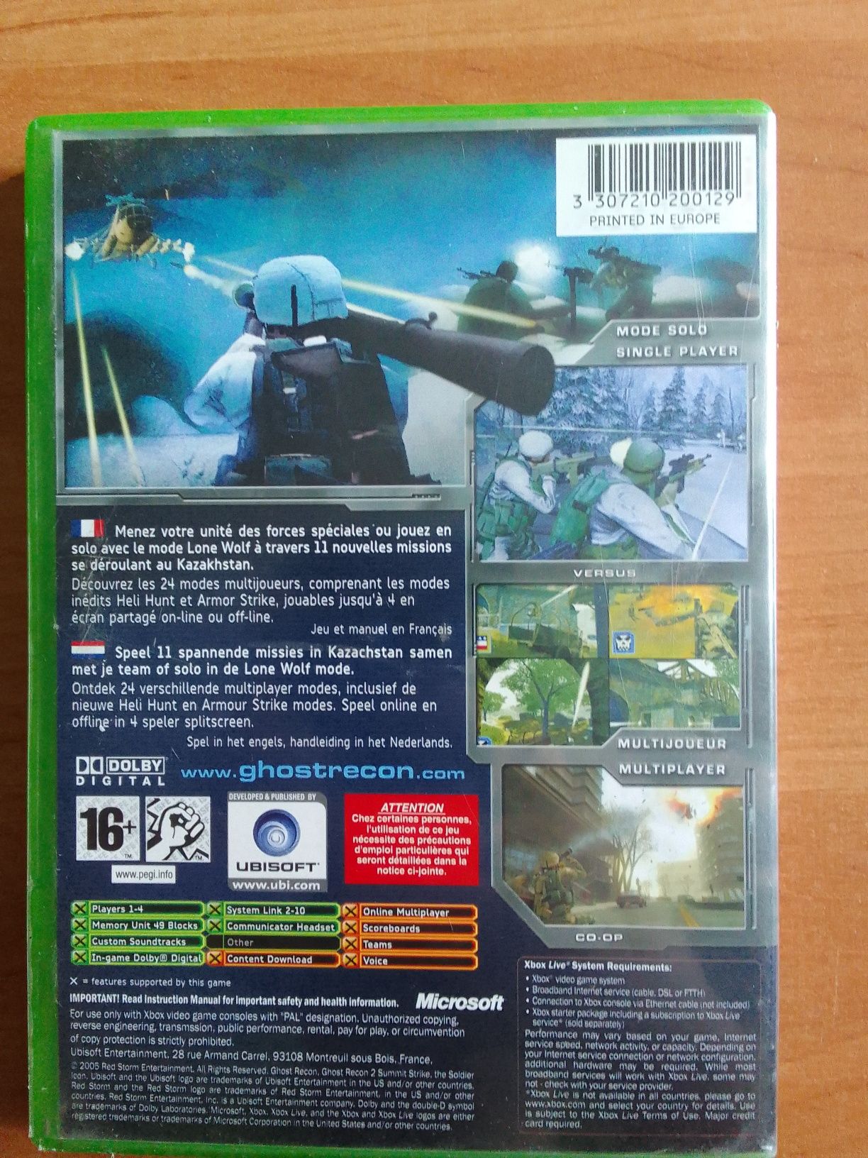 Gra xbox classic Tom clancy's ghost recon 2 summit strike