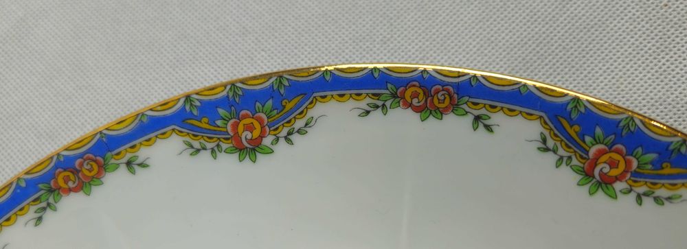 Piękna oryginalna patera z białej porcelany LIMOGES AG Francja