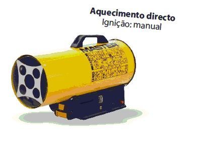 BLP17M Aquecedor gás 16kW directo/ignição manual  Master novo