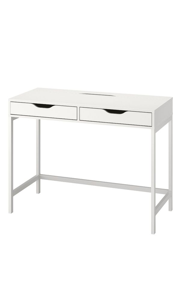 Стіл IKEA ALEX білий мінімалітсчний 100х48см