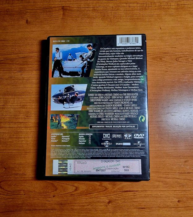 O CAÇADOR (Michael Cimino) Robert De Niro/Meryl Streep/Christopher Wal