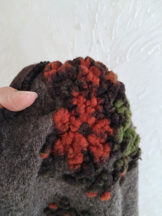 Розкішний вовняний кейп, жилет у бохо стилі, Італія