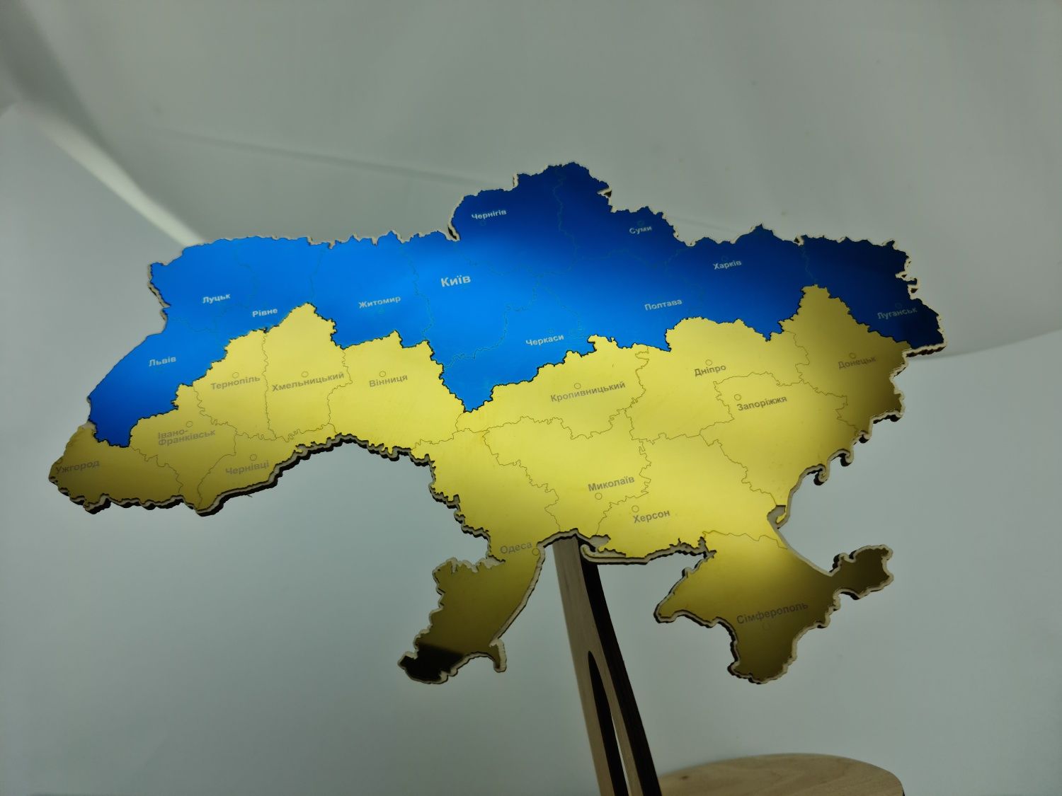 Карта України, карта Украины, мапа України металева