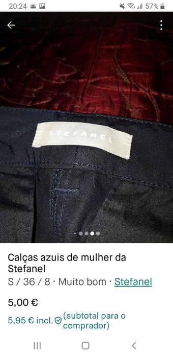 Calças azuis, Stefanel