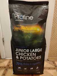 Сухой корм для щенков курица Profine Junior Large Chicken Potatoes